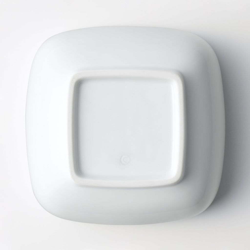 White Porcelain Square Bowl