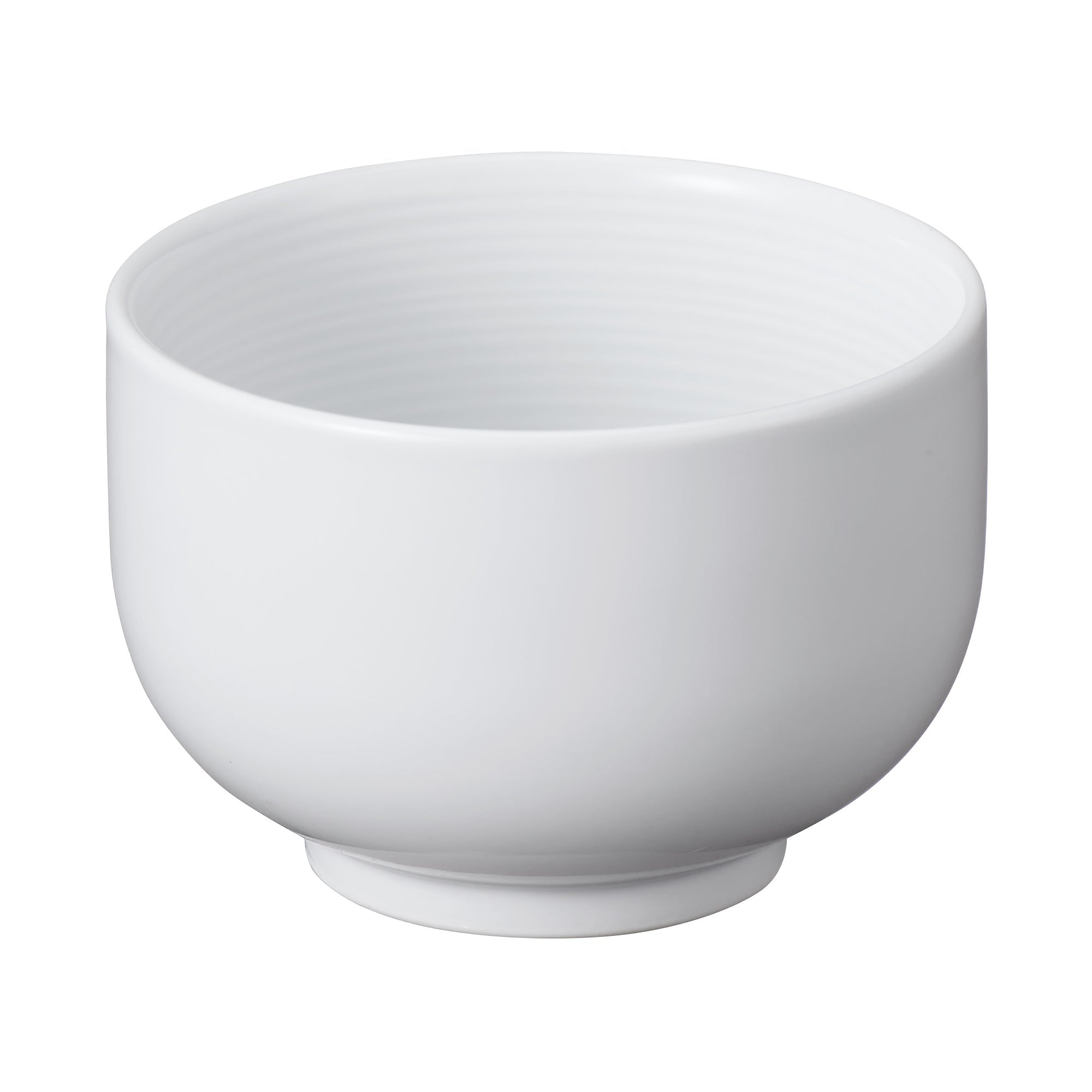 White Porcelain Round Tea Cup