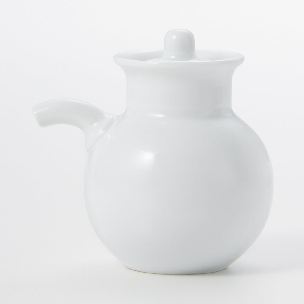 White Porcelain Sauce Pot