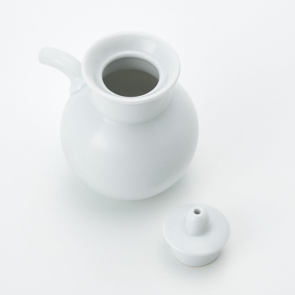 White Porcelain Sauce Pot