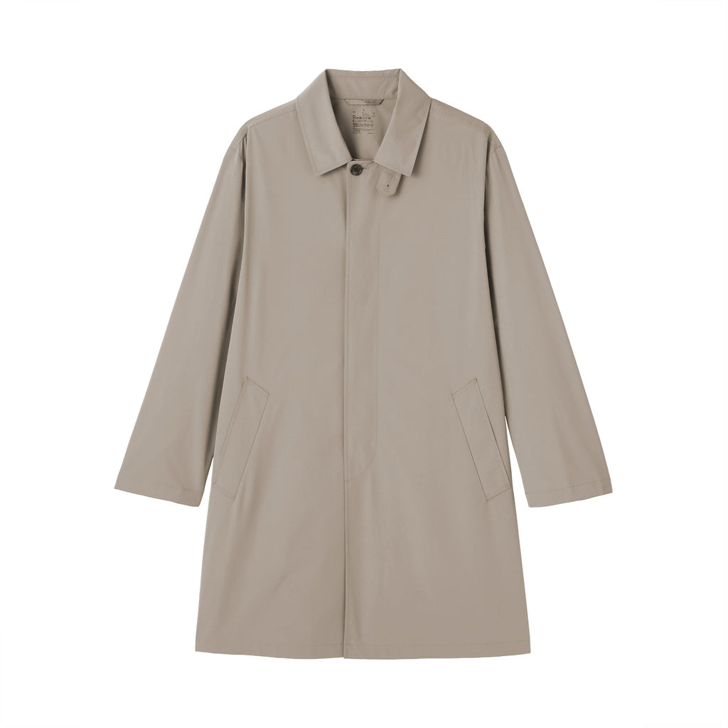 Water Repellent Stand Fall Collar Coat