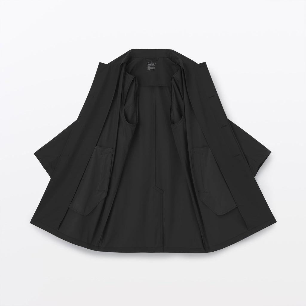 Water Repellent Stand Fall Collar Coat