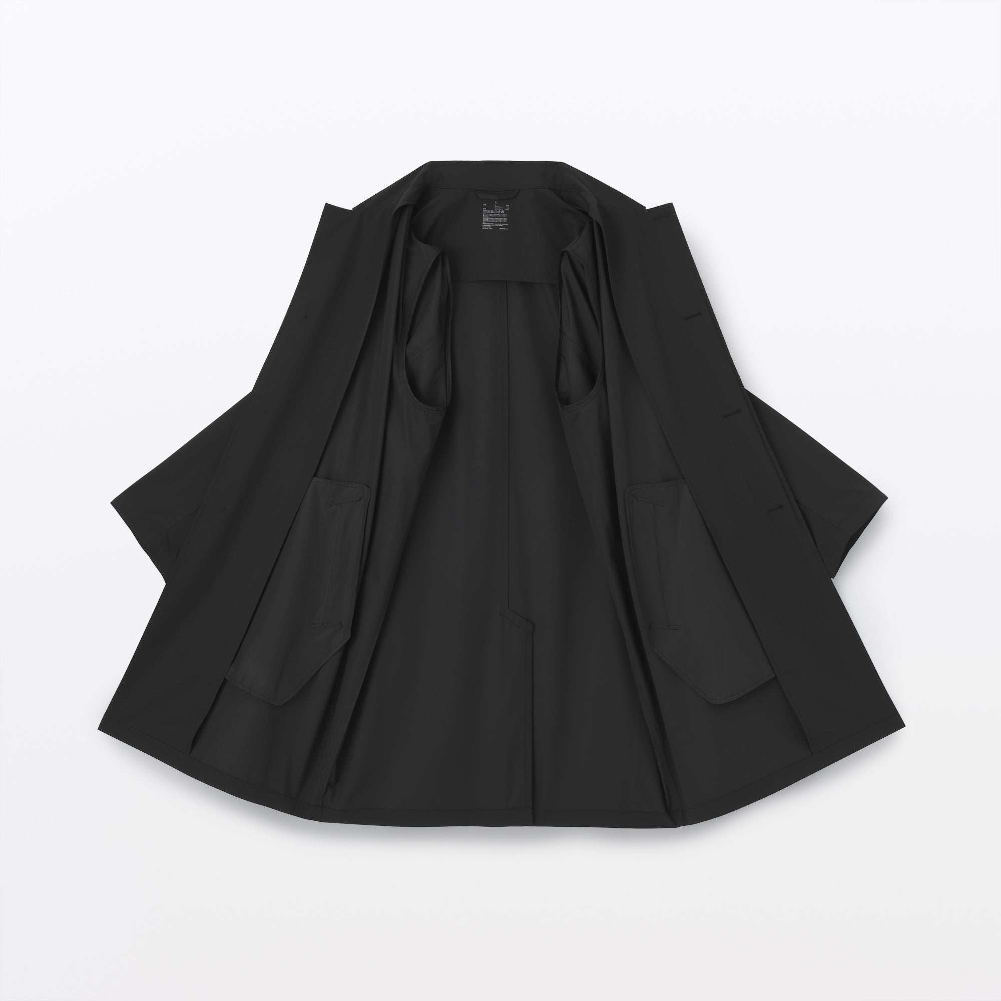 Water Repellent Stand Fall Collar Coat