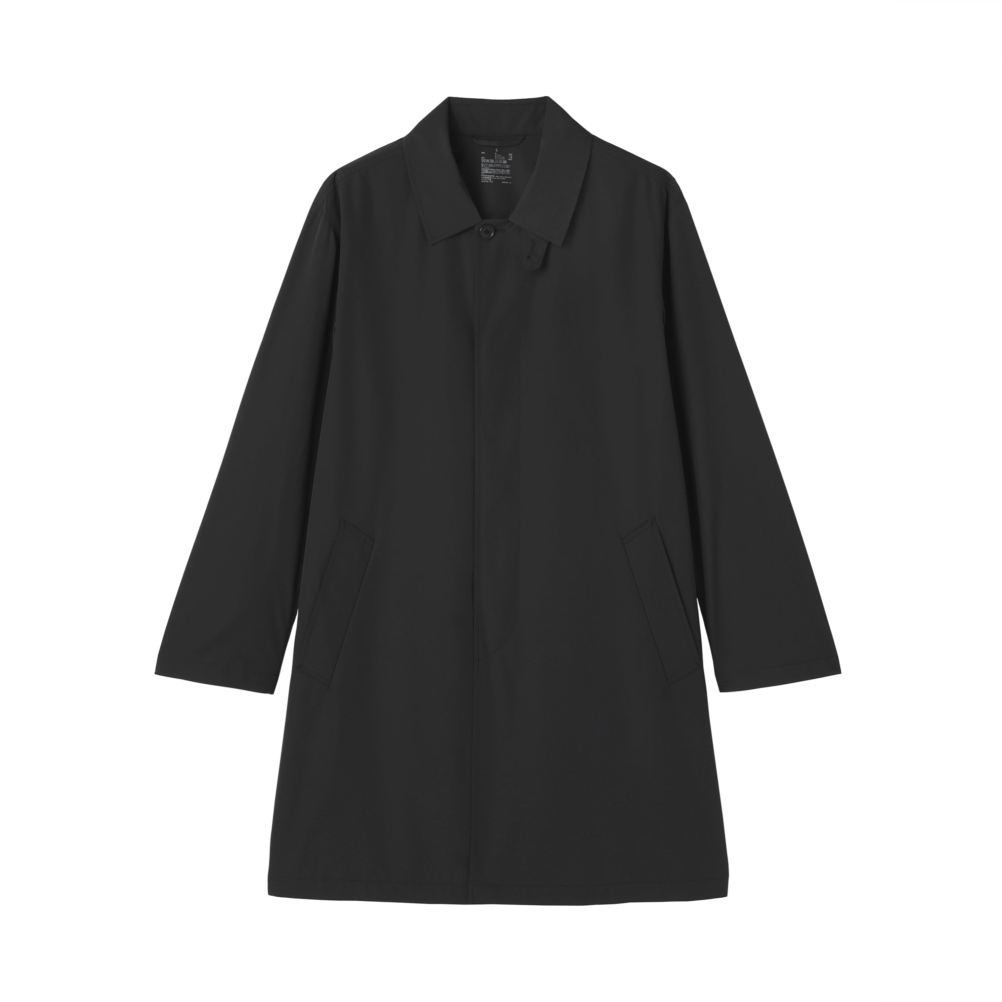 Water Repellent Stand Fall Collar Coat