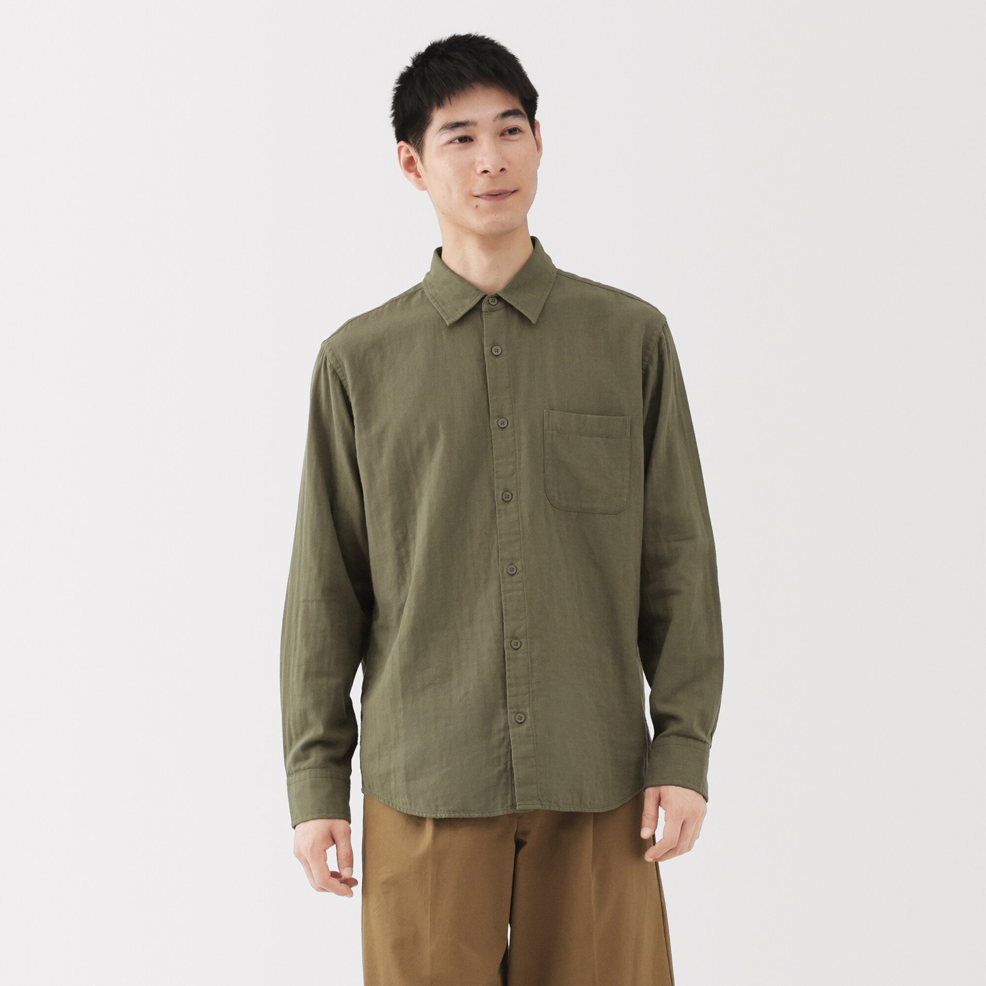 Kapok Blend Double Gauze Shirt