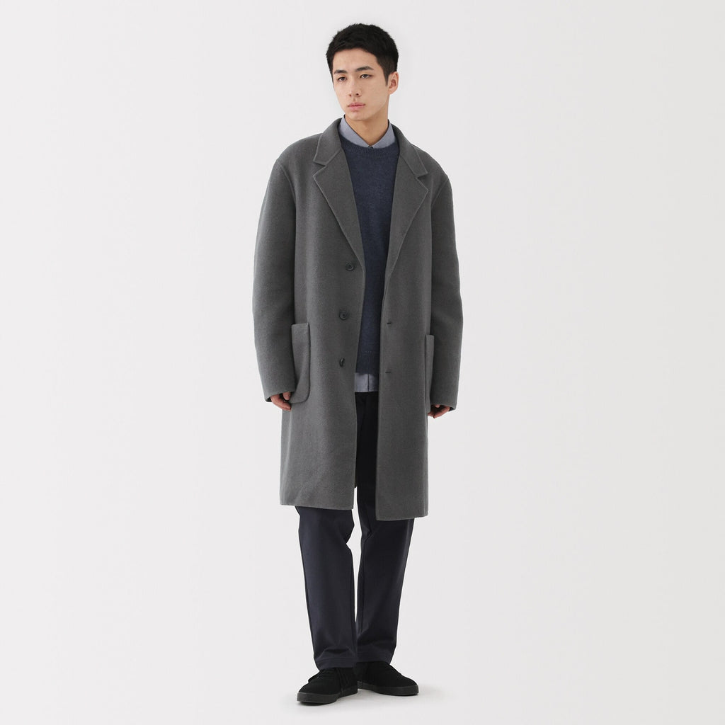 Wool Blend Chester Coat