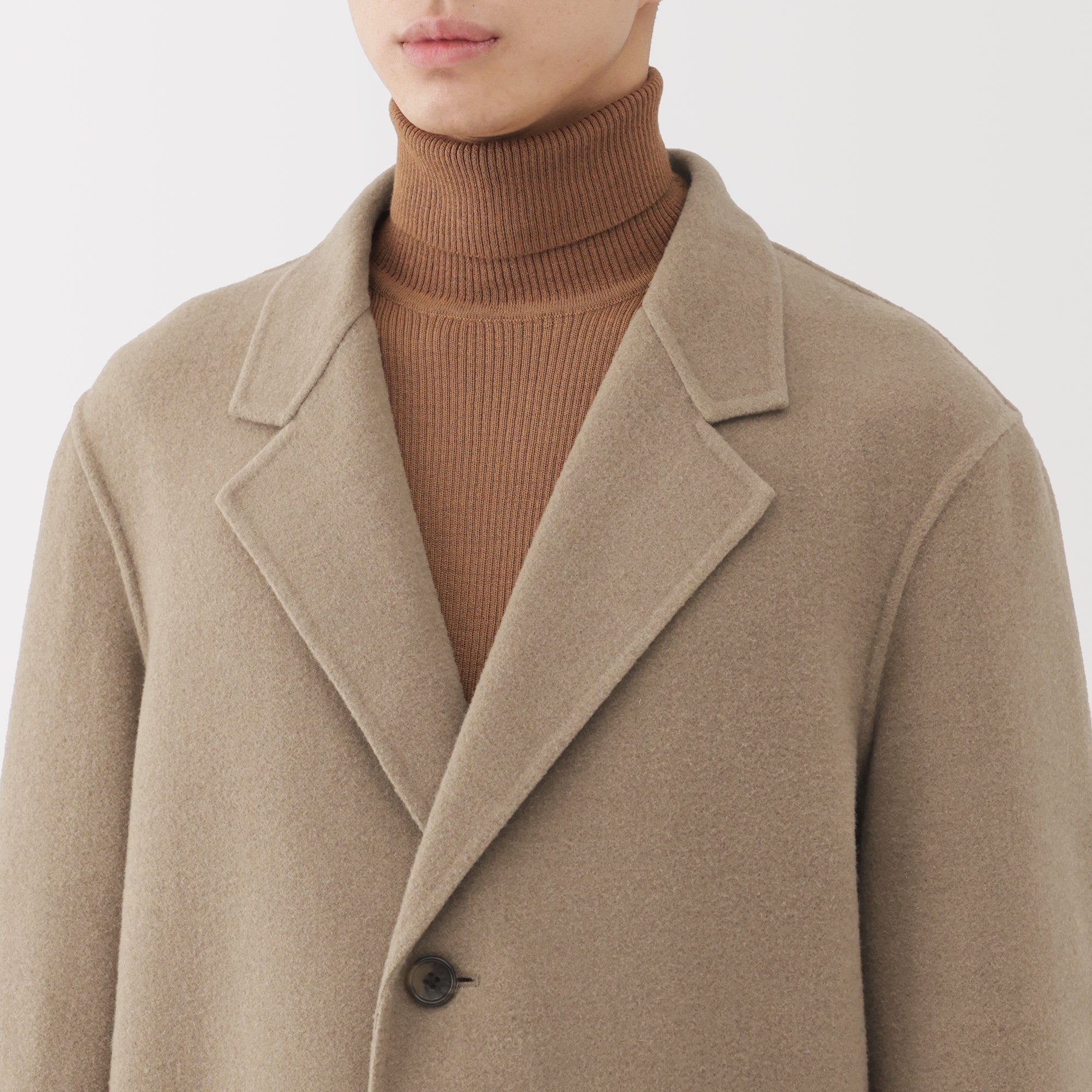 Wool Blend Chester Coat