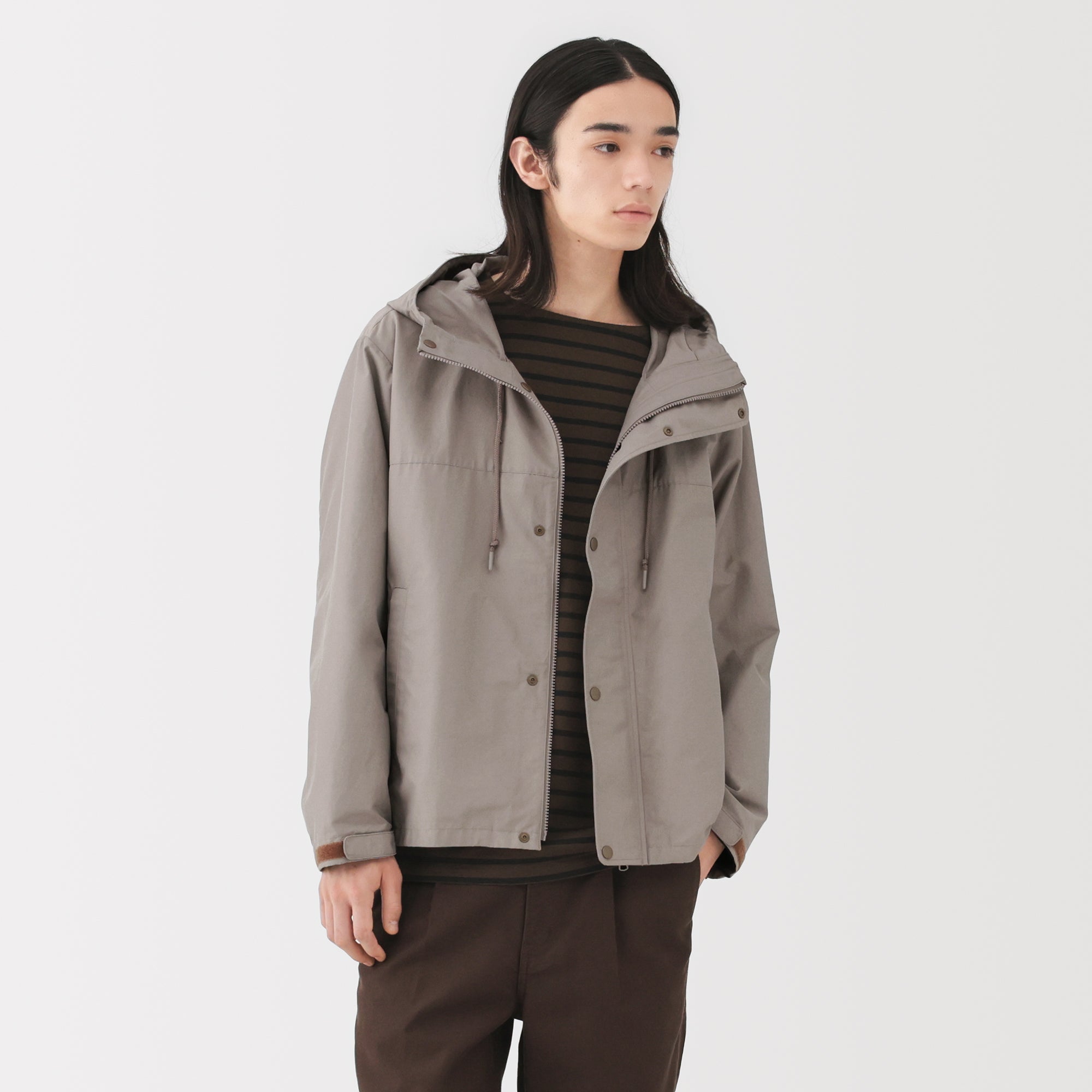 Water Repellent Hooded Jacket