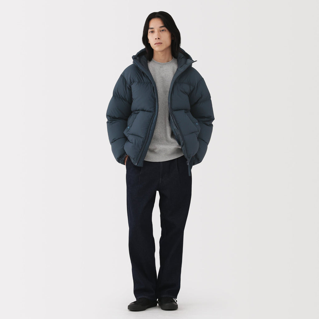 Lightweight Down Hooded Jacket
