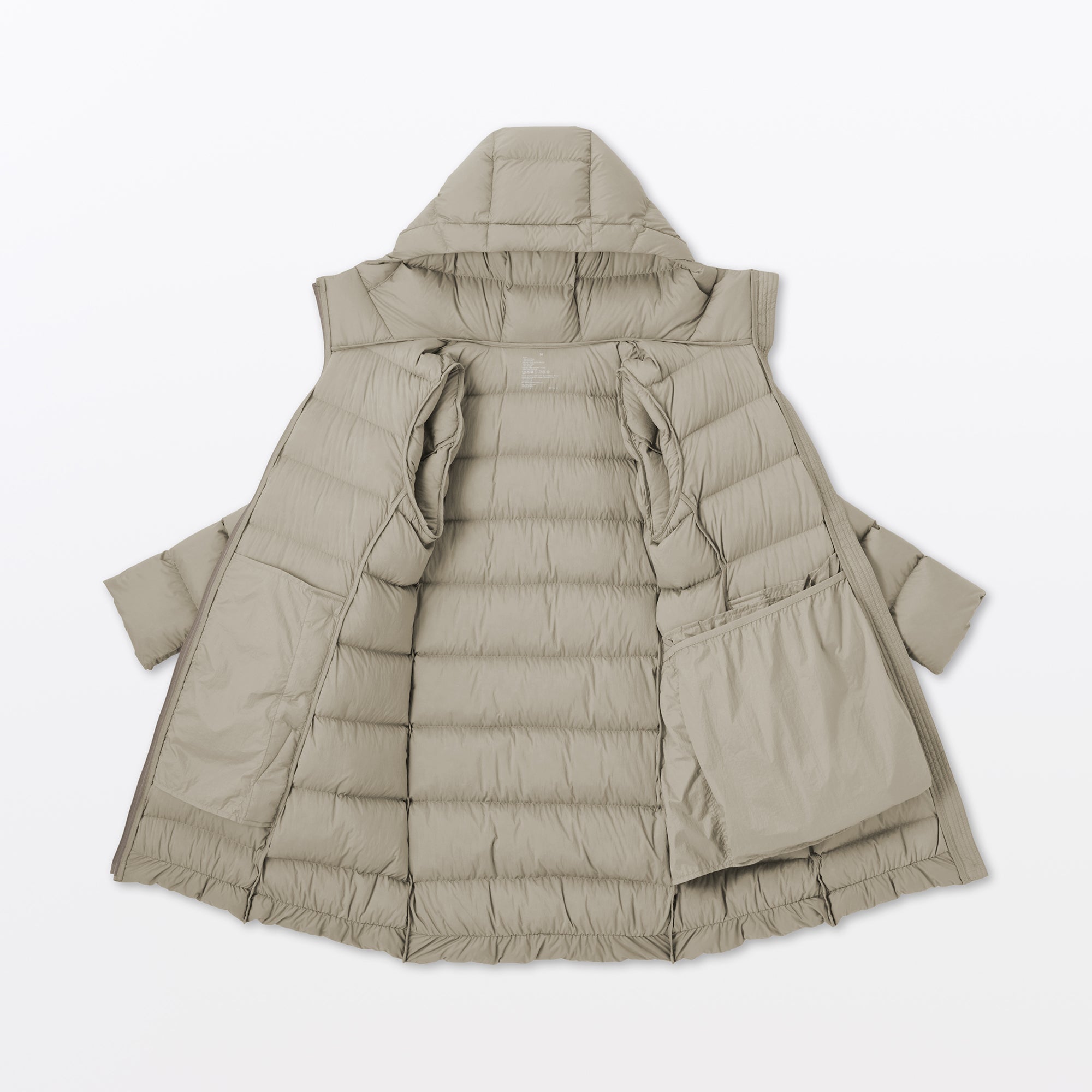 Lightweight Down Hooded Coat