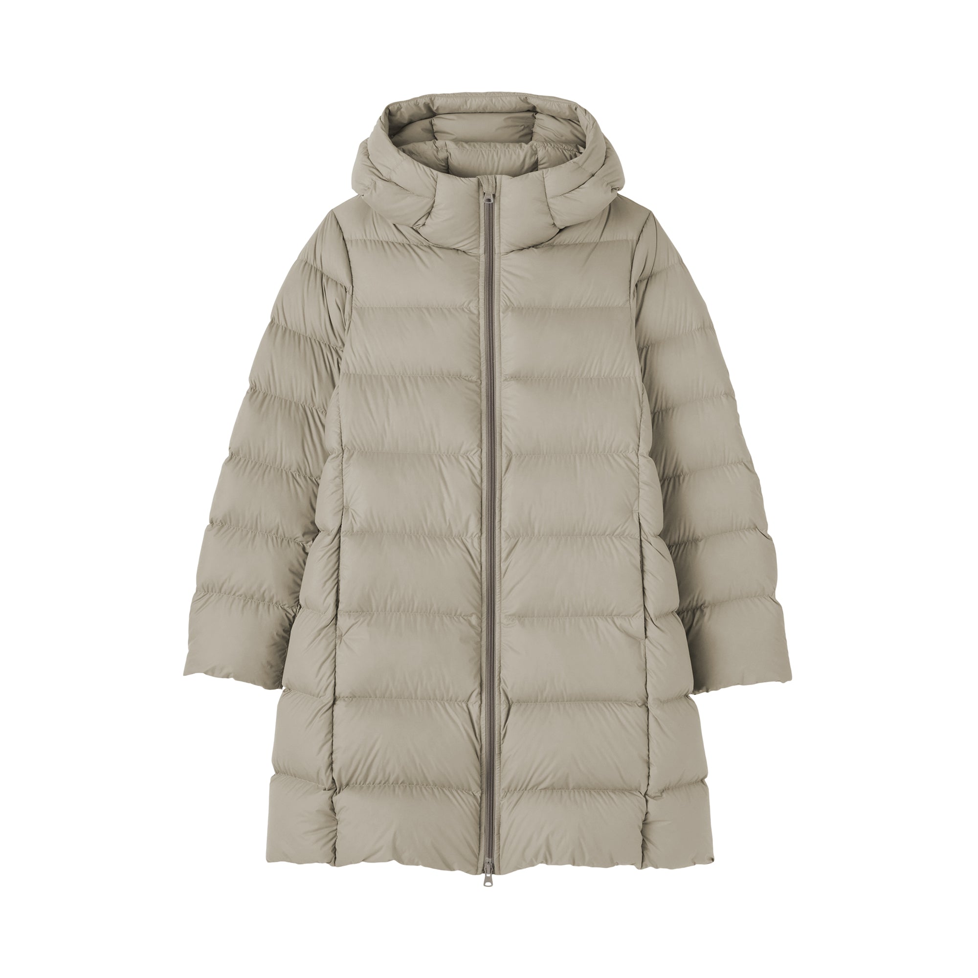 Lightweight Down Hooded Coat