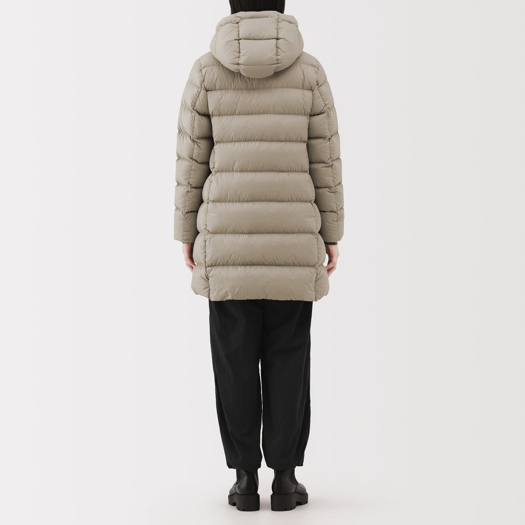 Lightweight Down Hooded Coat