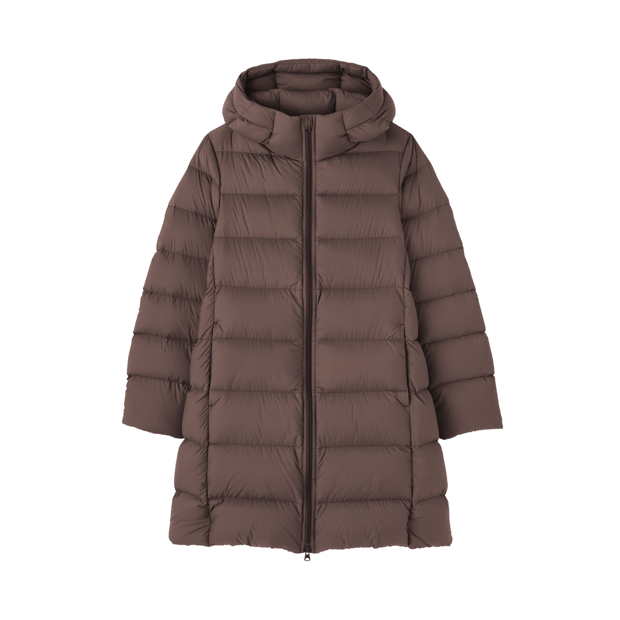 Lightweight Down Hooded Coat