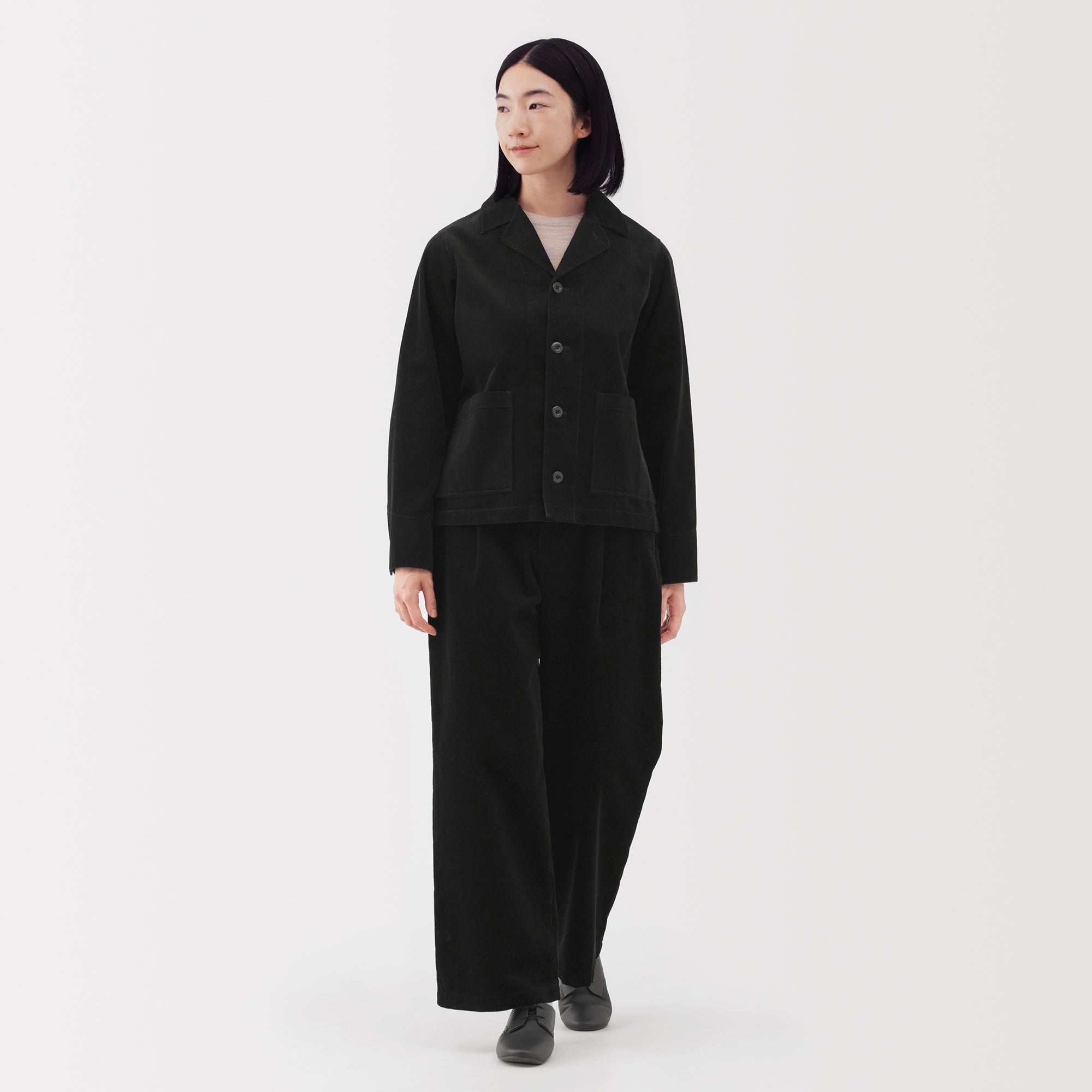 Kapok Blend Corduroy Jacket