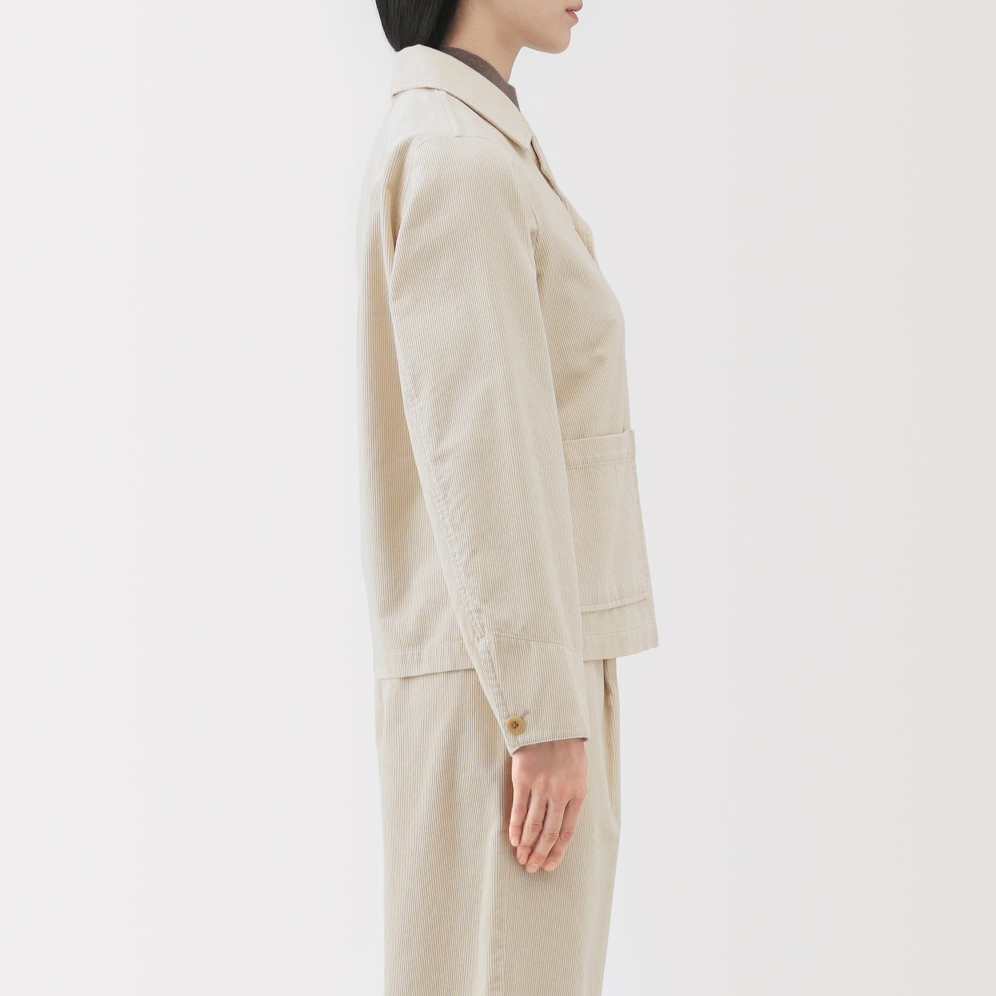 Kapok Blend Corduroy Jacket