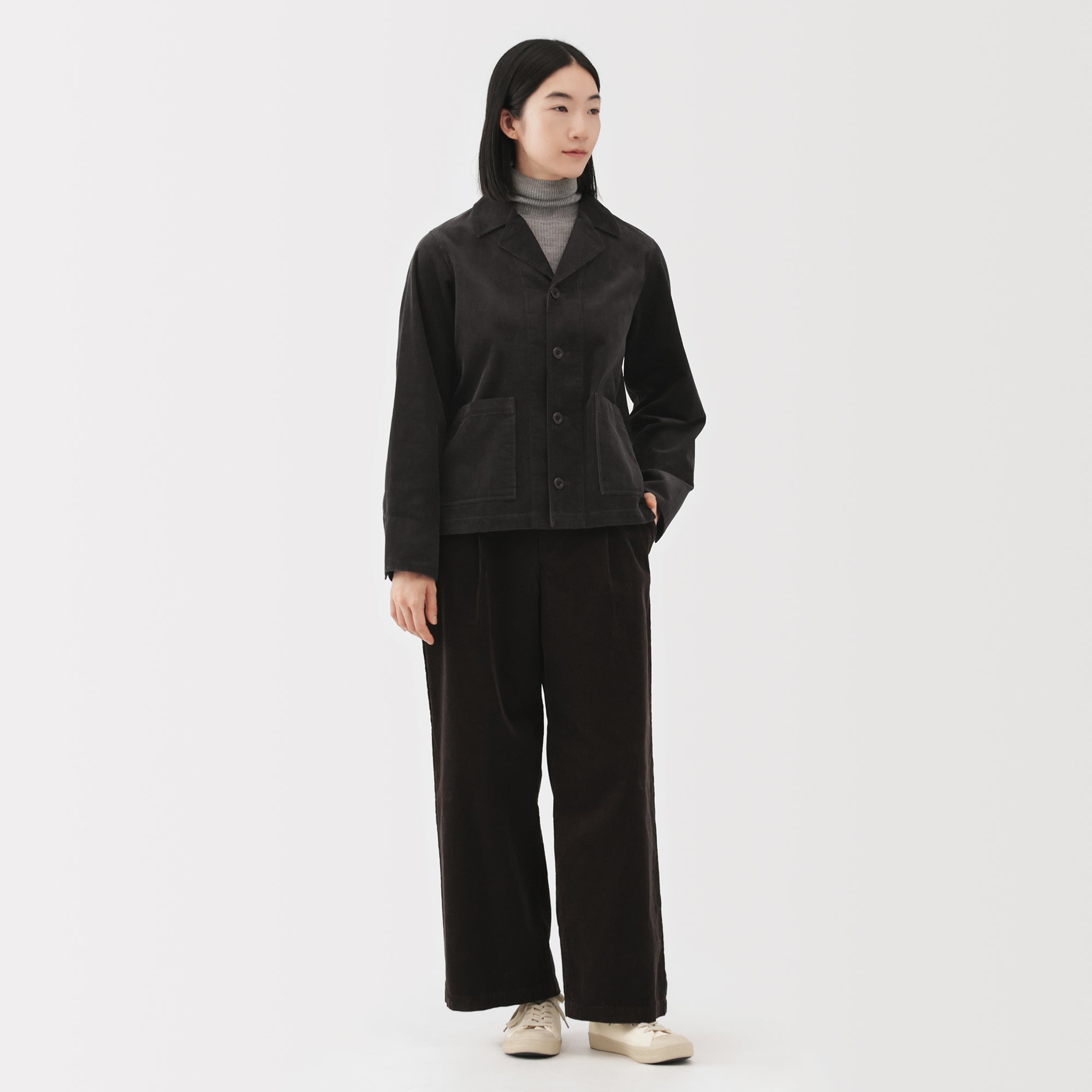 Kapok Blend Corduroy Jacket