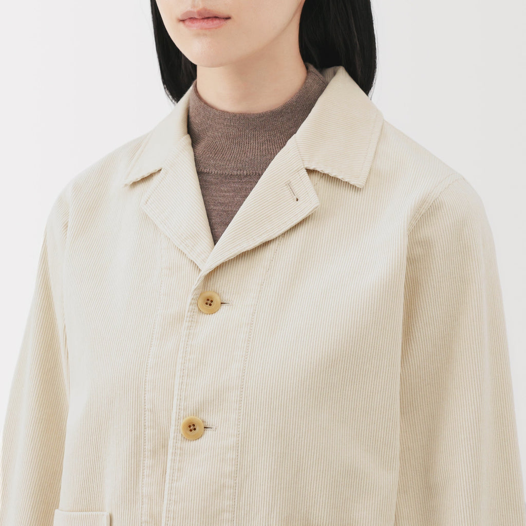 Kapok Blend Corduroy Jacket