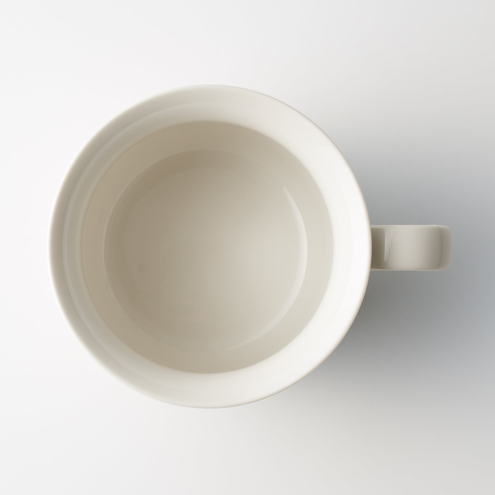 Beige Porcelain Cup