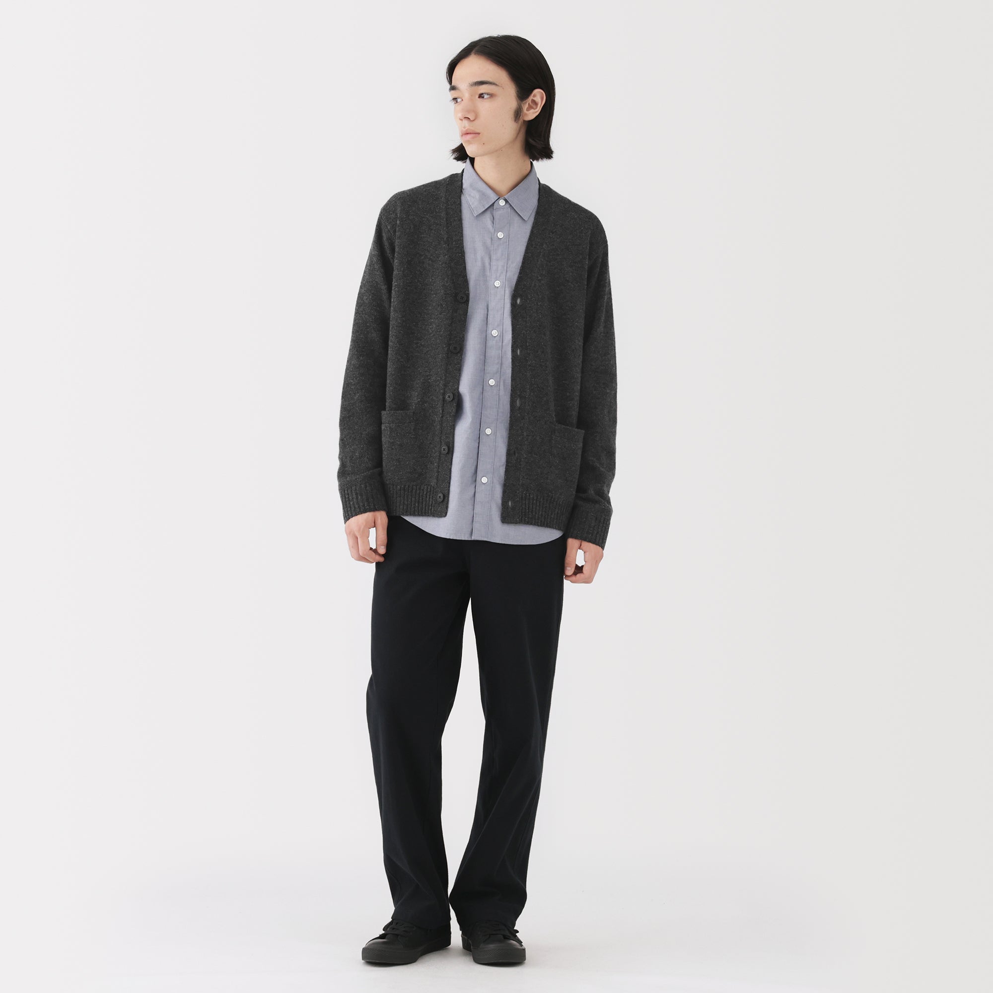 Wool V-Neck Cardigan