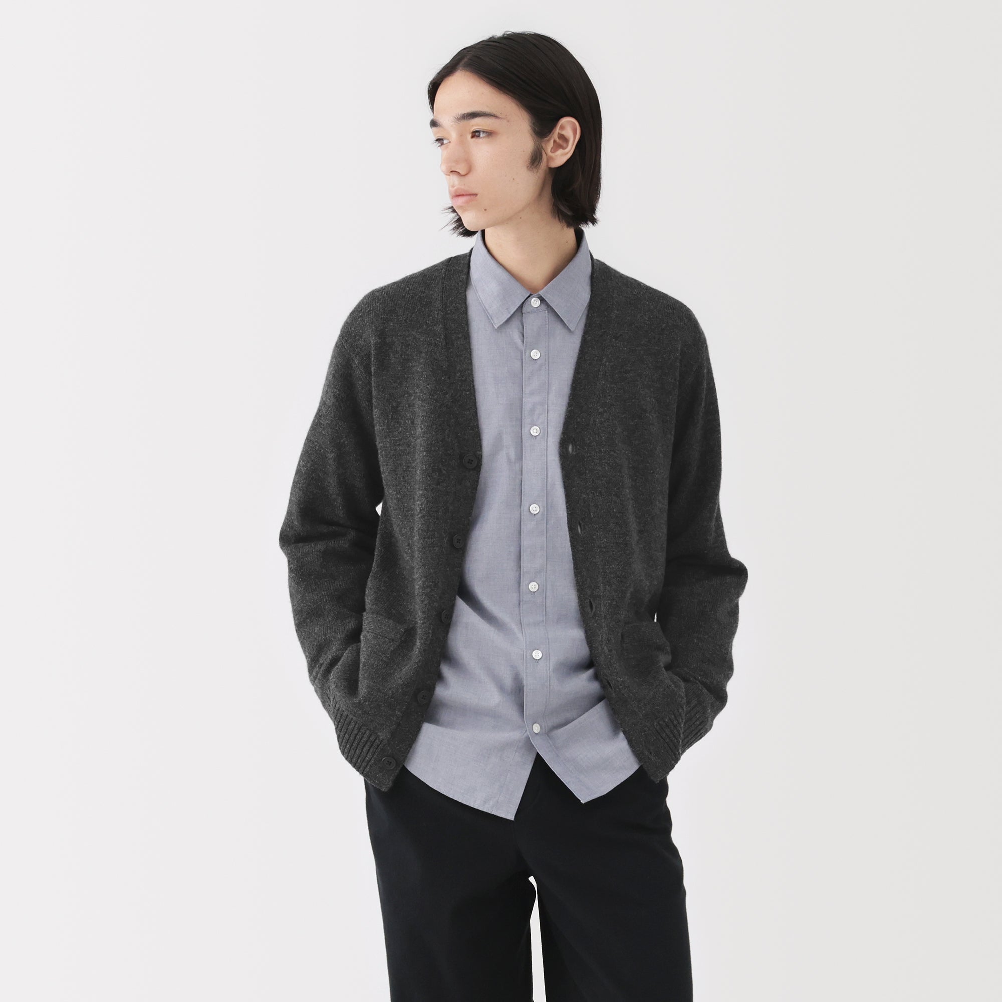 Wool V-Neck Cardigan