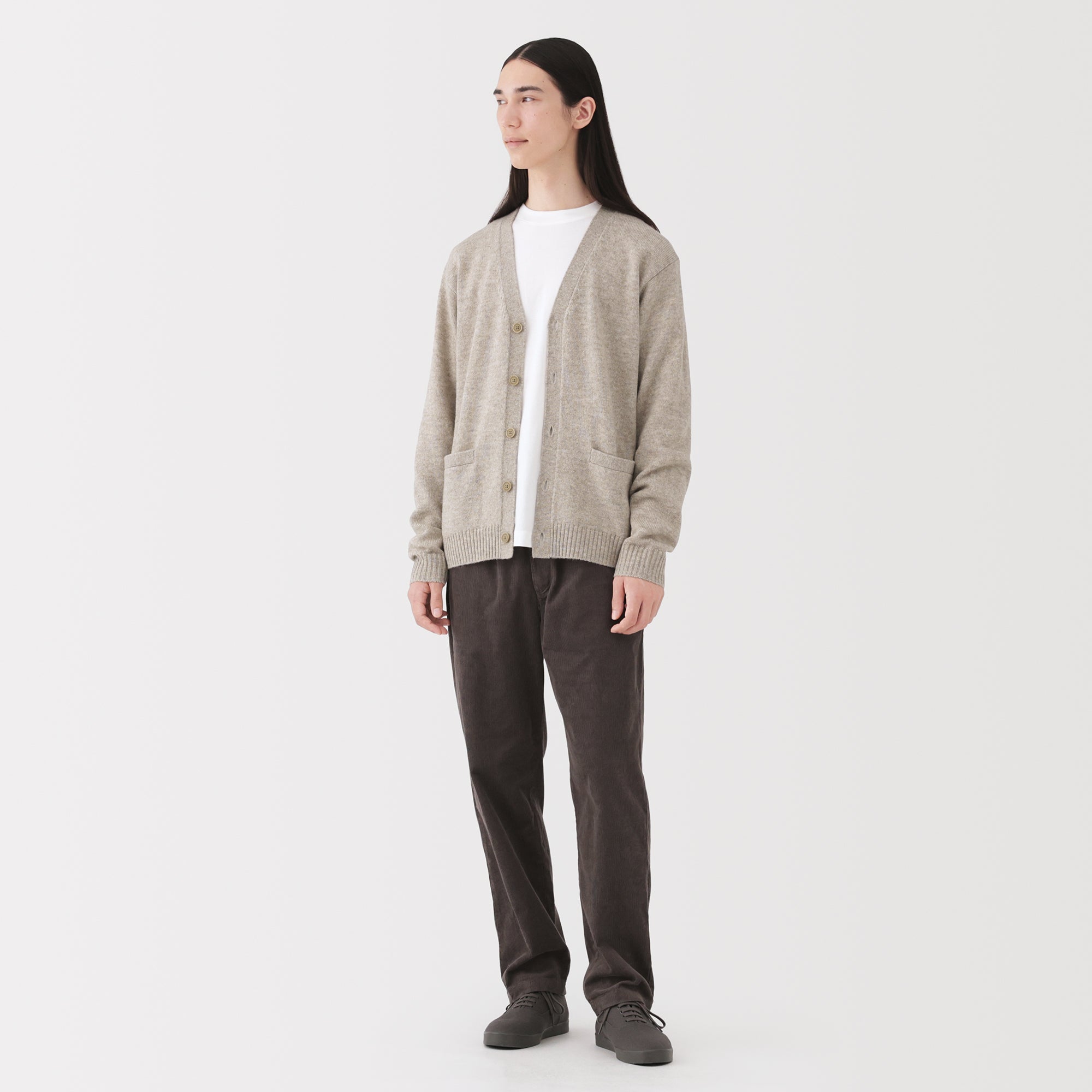 Wool V-Neck Cardigan