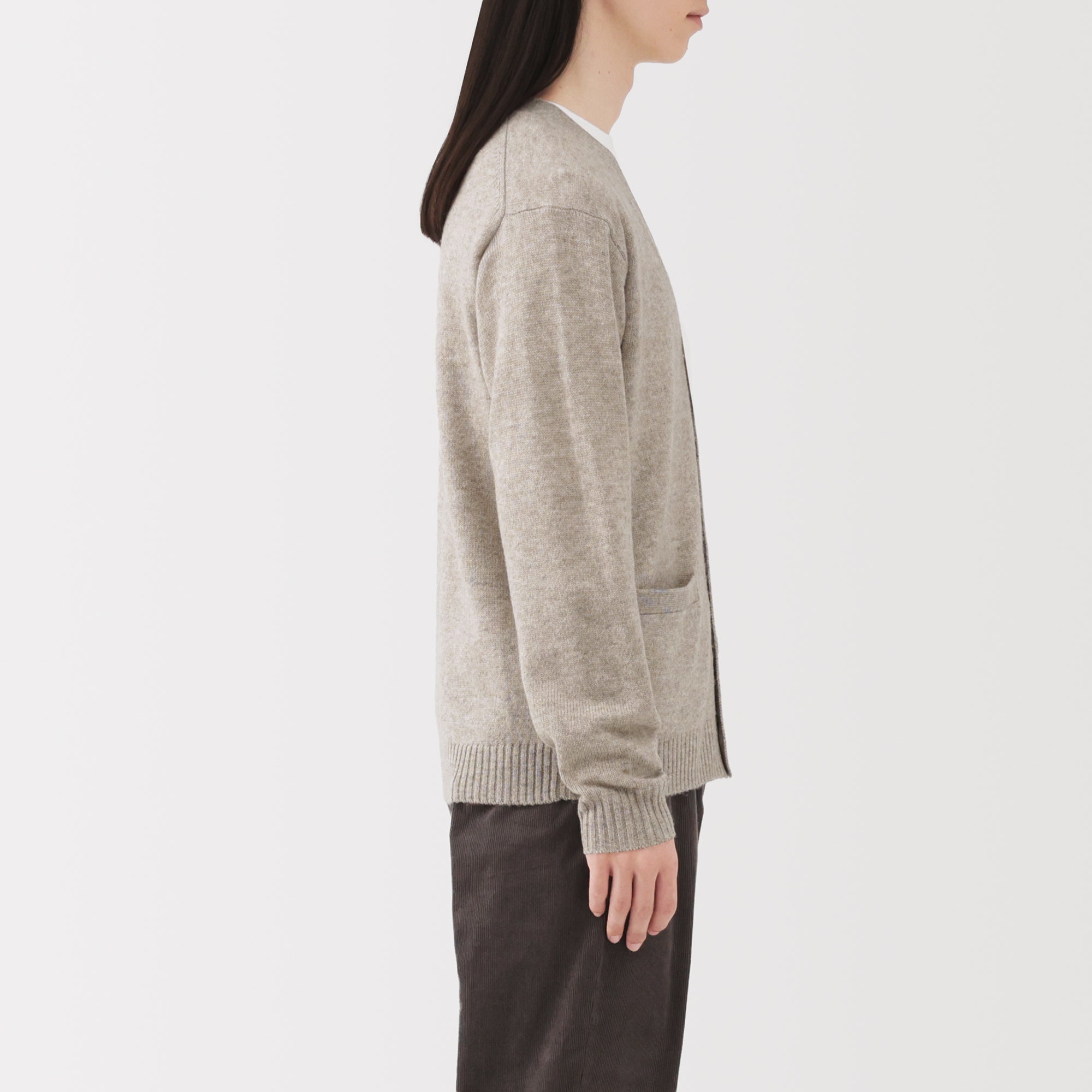 Wool V-Neck Cardigan
