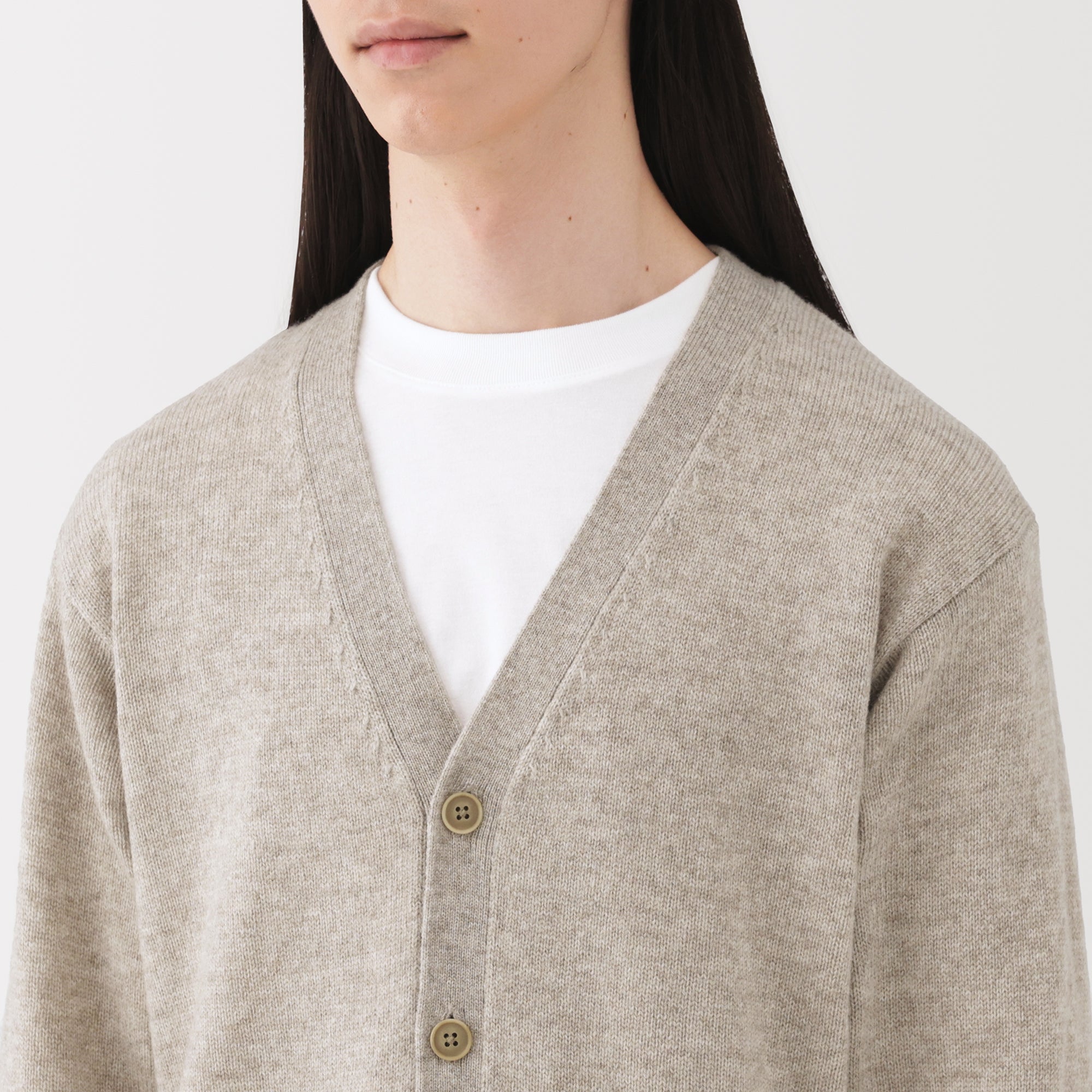 Wool V-Neck Cardigan
