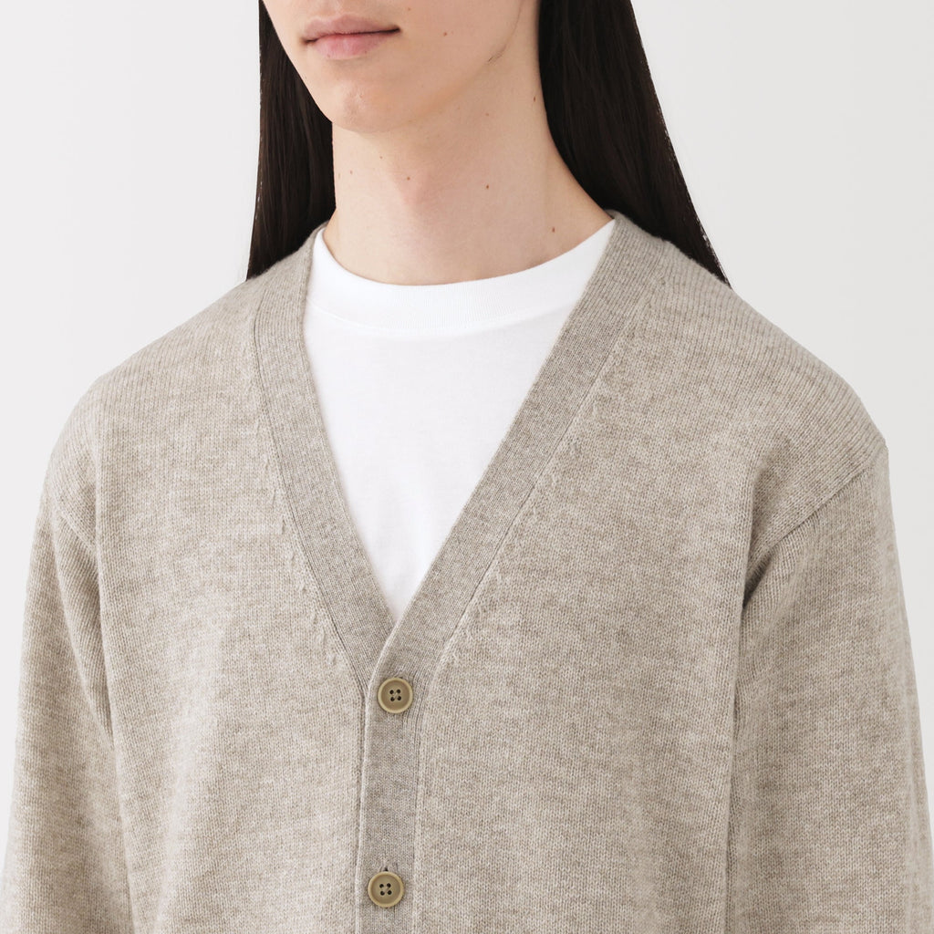 Wool V-Neck Cardigan