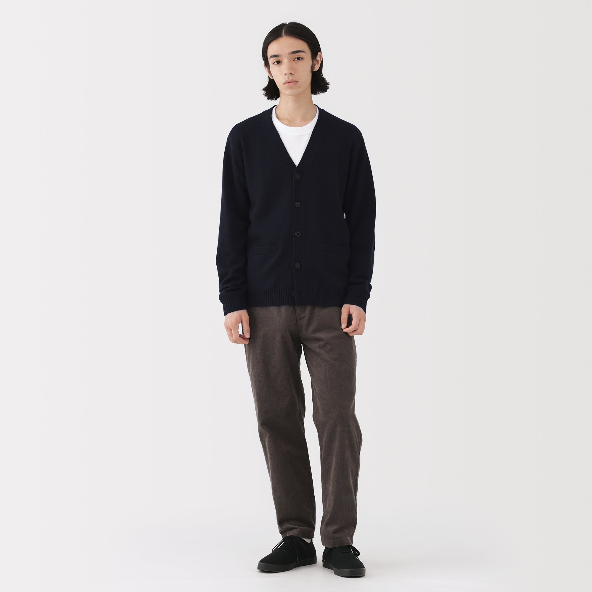 Wool V-Neck Cardigan