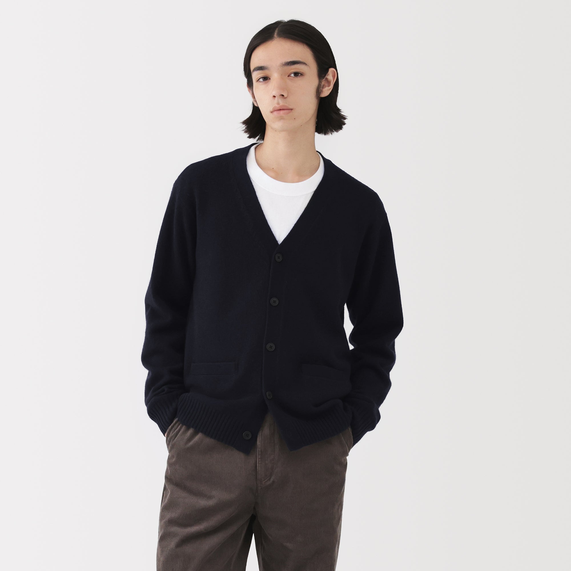 Wool V-Neck Cardigan