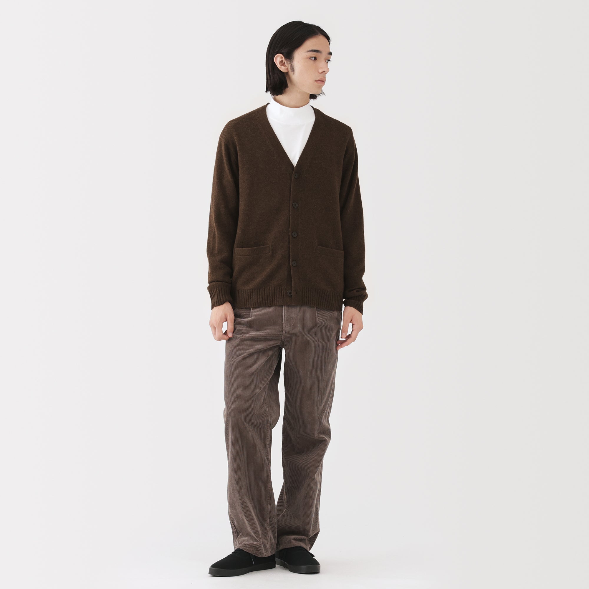 Wool V-Neck Cardigan