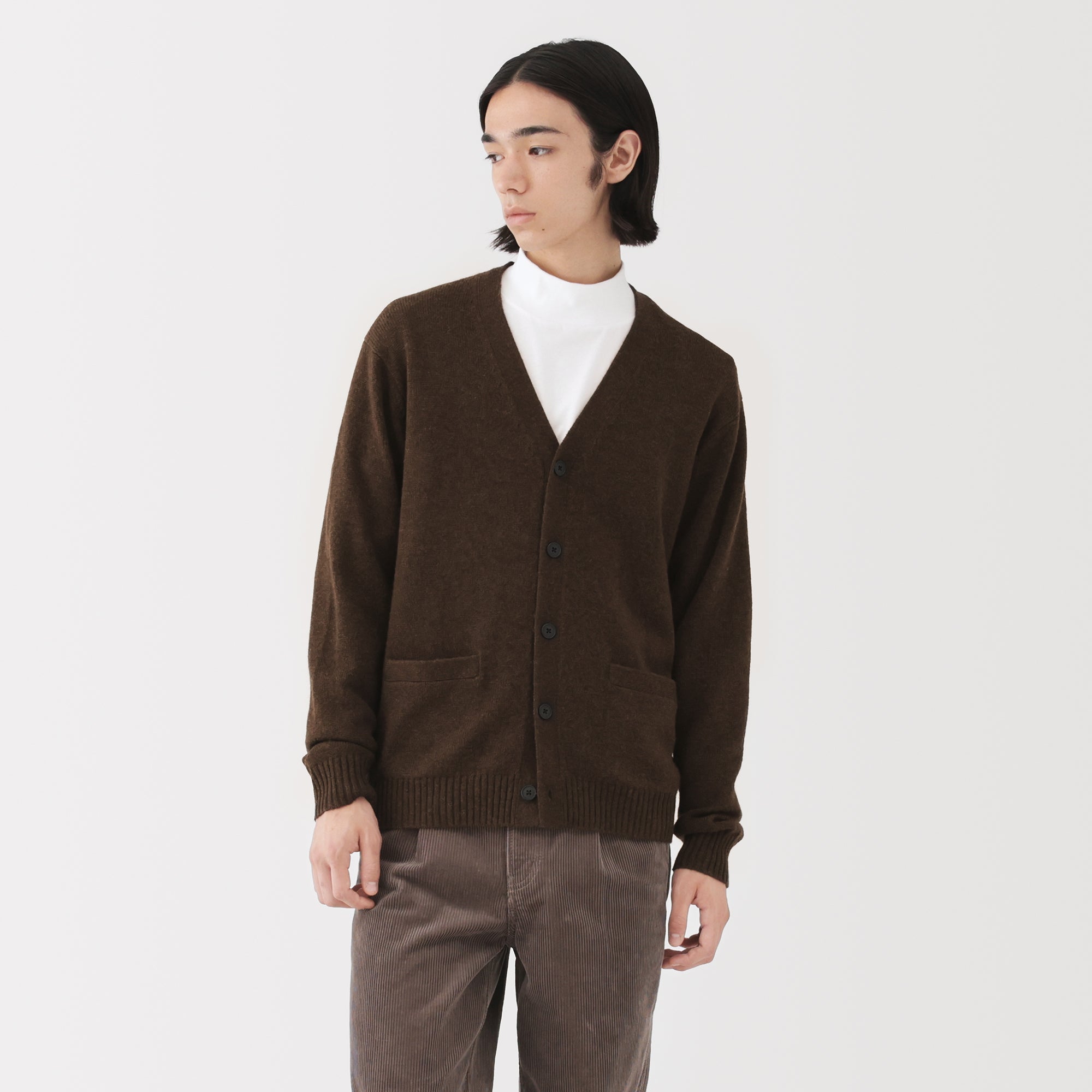 Wool V-Neck Cardigan