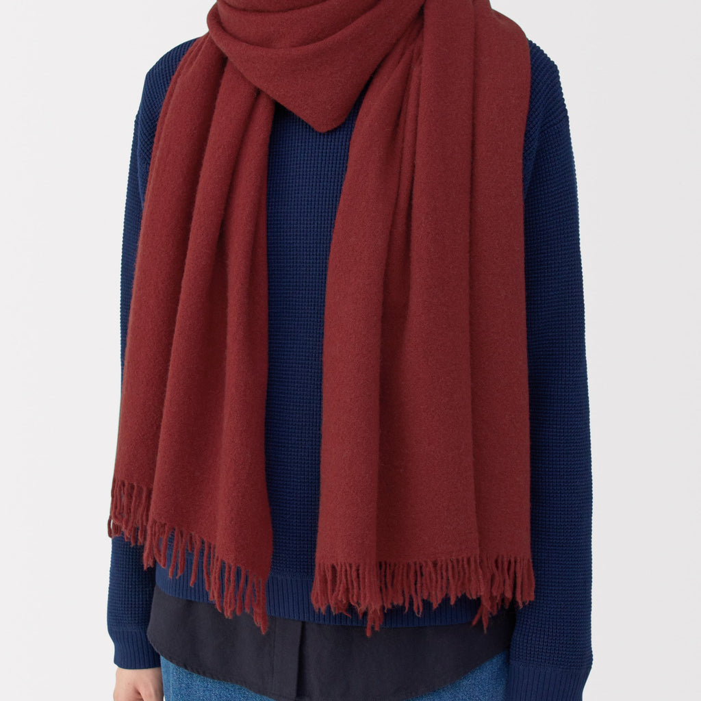 Fluffy Wool Blanket Stole