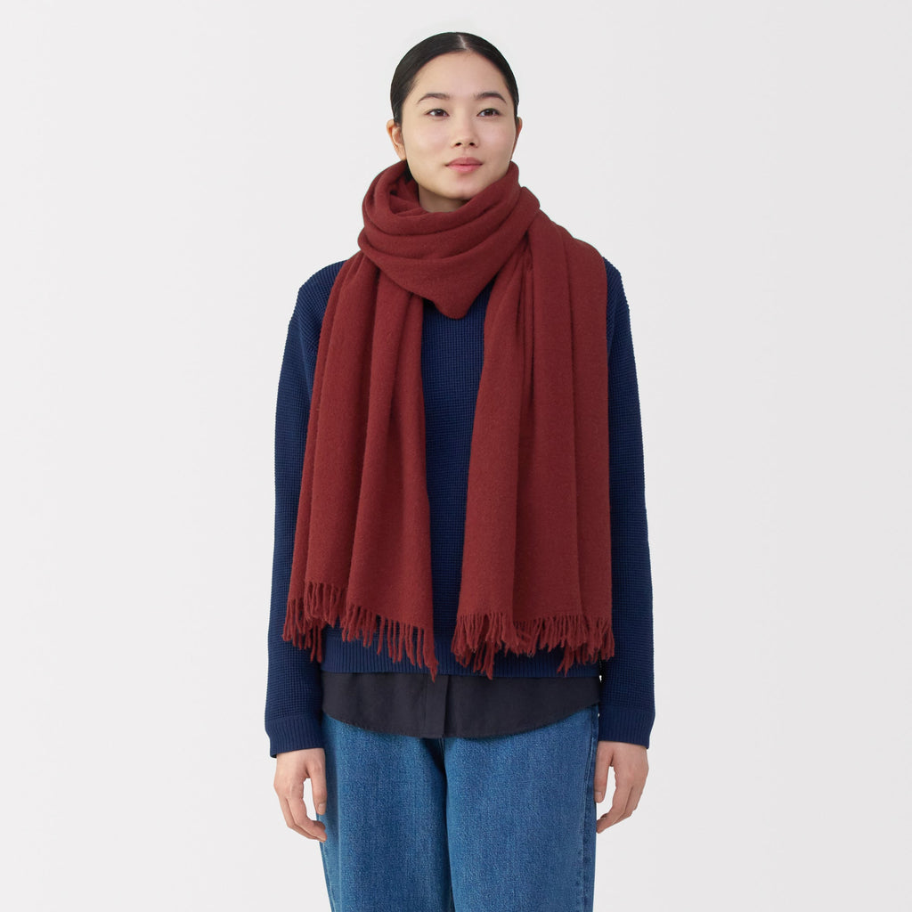 Fluffy Wool Blanket Stole