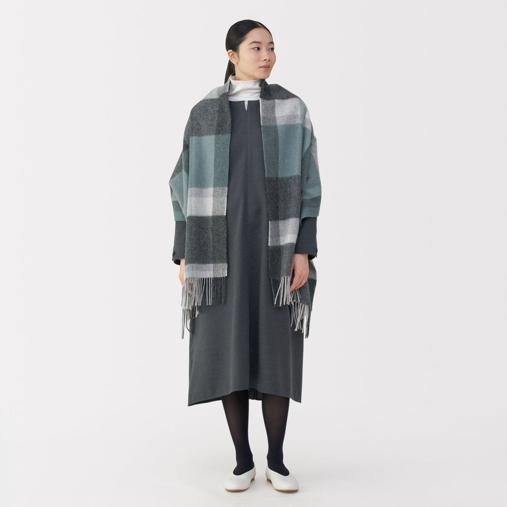 Fluffy Wool Blanket Stole
