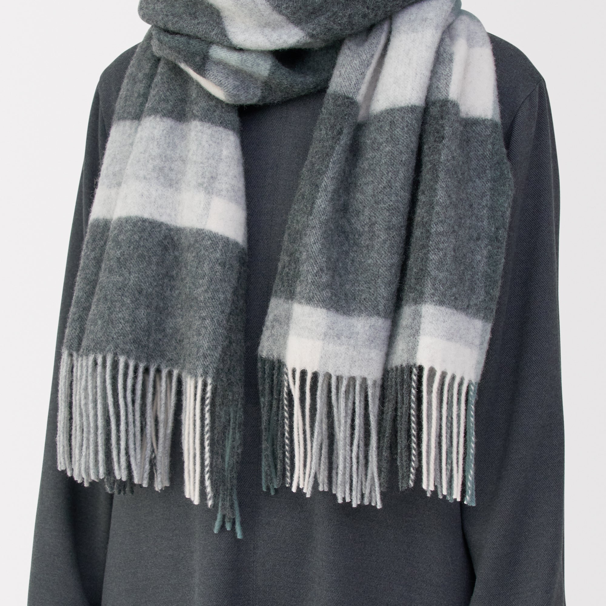 Fluffy Wool Blanket Stole
