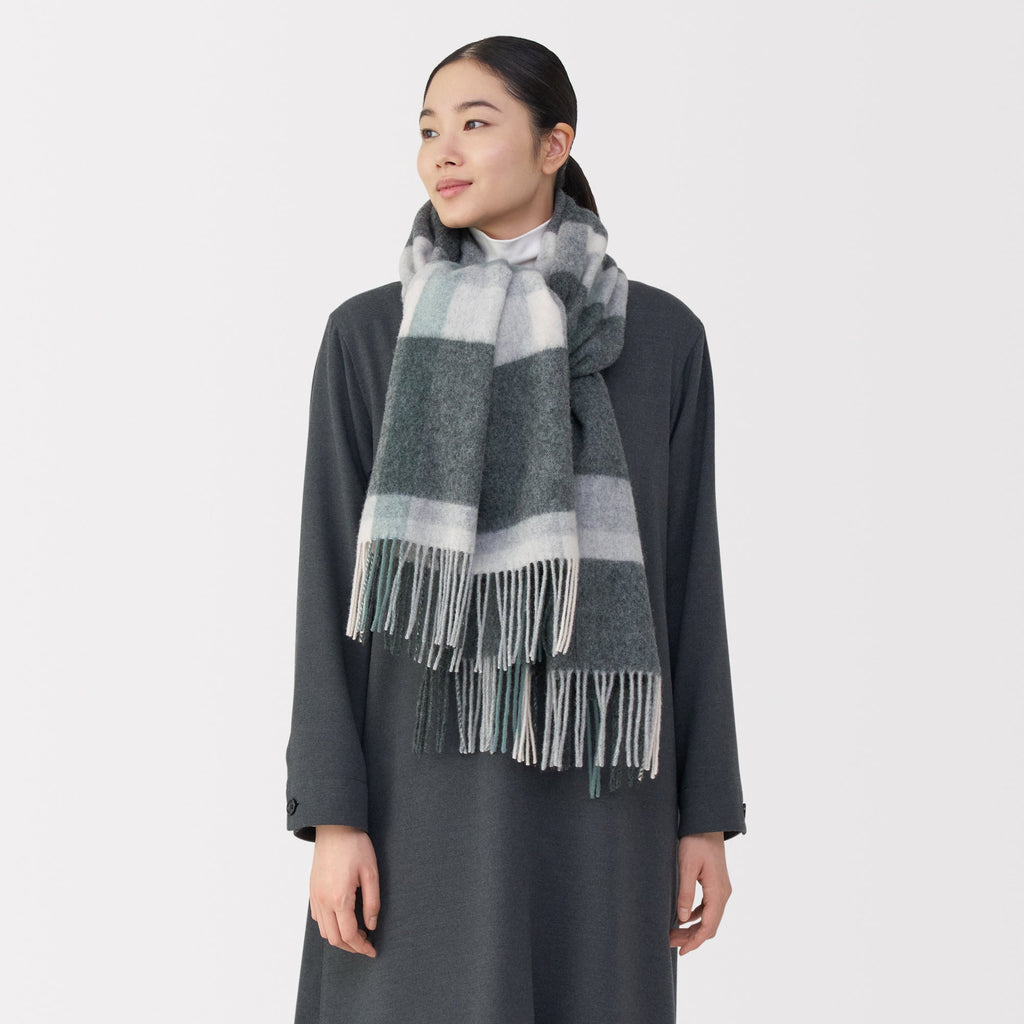 Fluffy Wool Blanket Stole