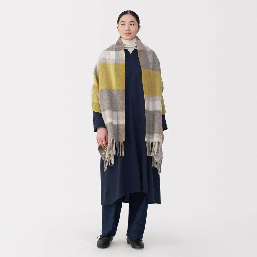 Fluffy Wool Blanket Stole