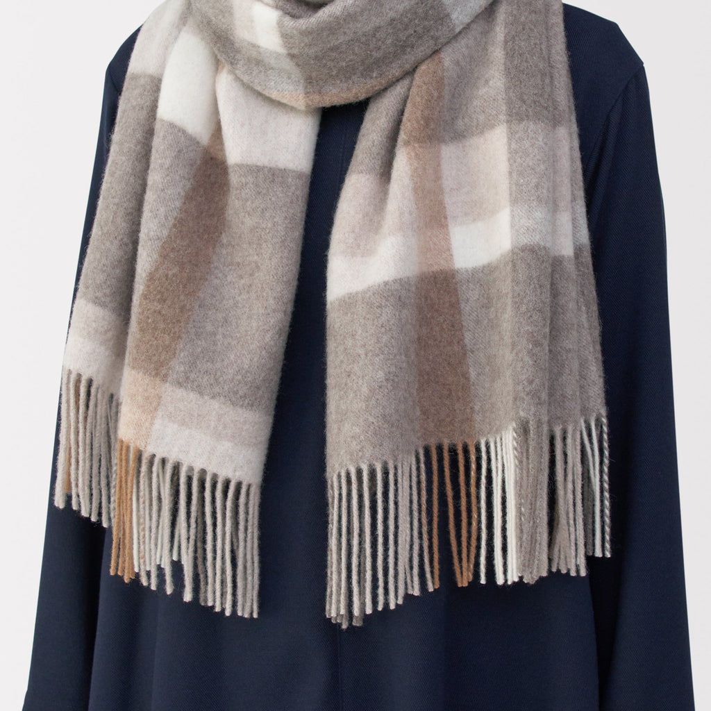 Fluffy Wool Blanket Stole