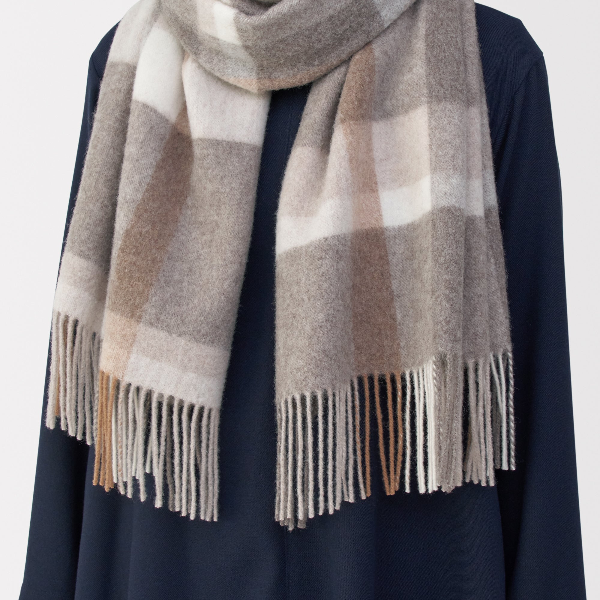 Fluffy Wool Blanket Stole