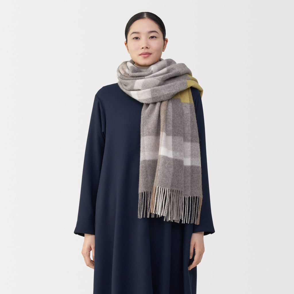 Fluffy Wool Blanket Stole