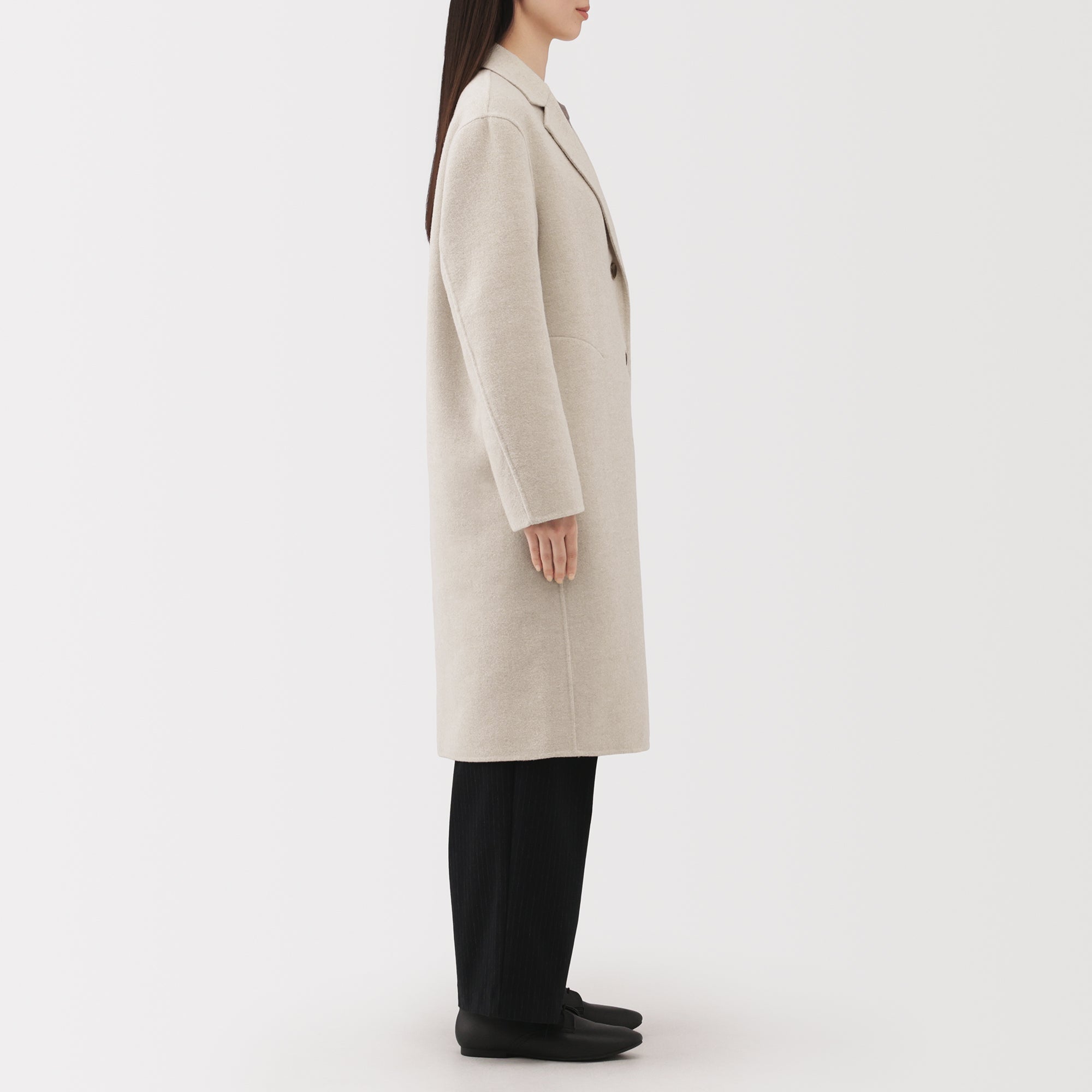 Wool Blend Chester Coat