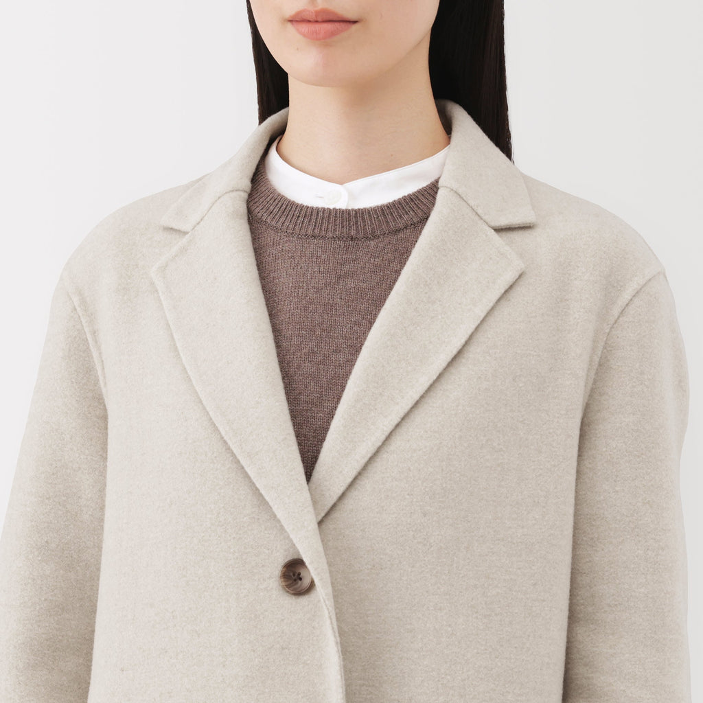 Wool Blend Chester Coat
