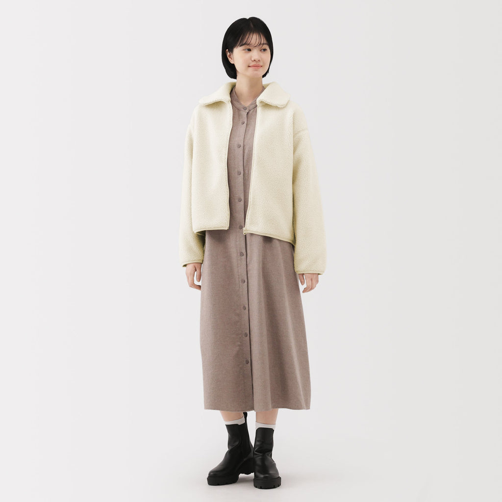 Boa Fleece Collar Jacket