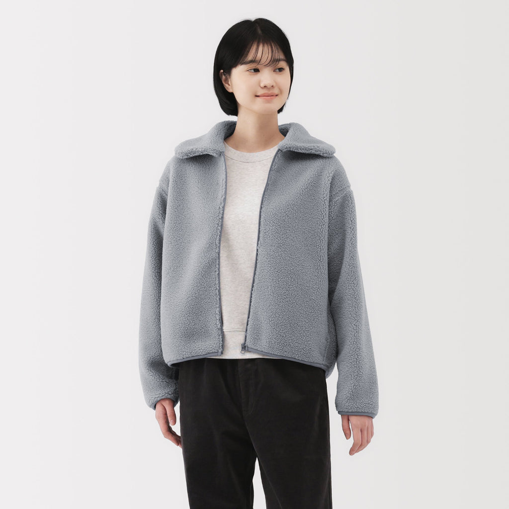 Boa Fleece Collar Jacket