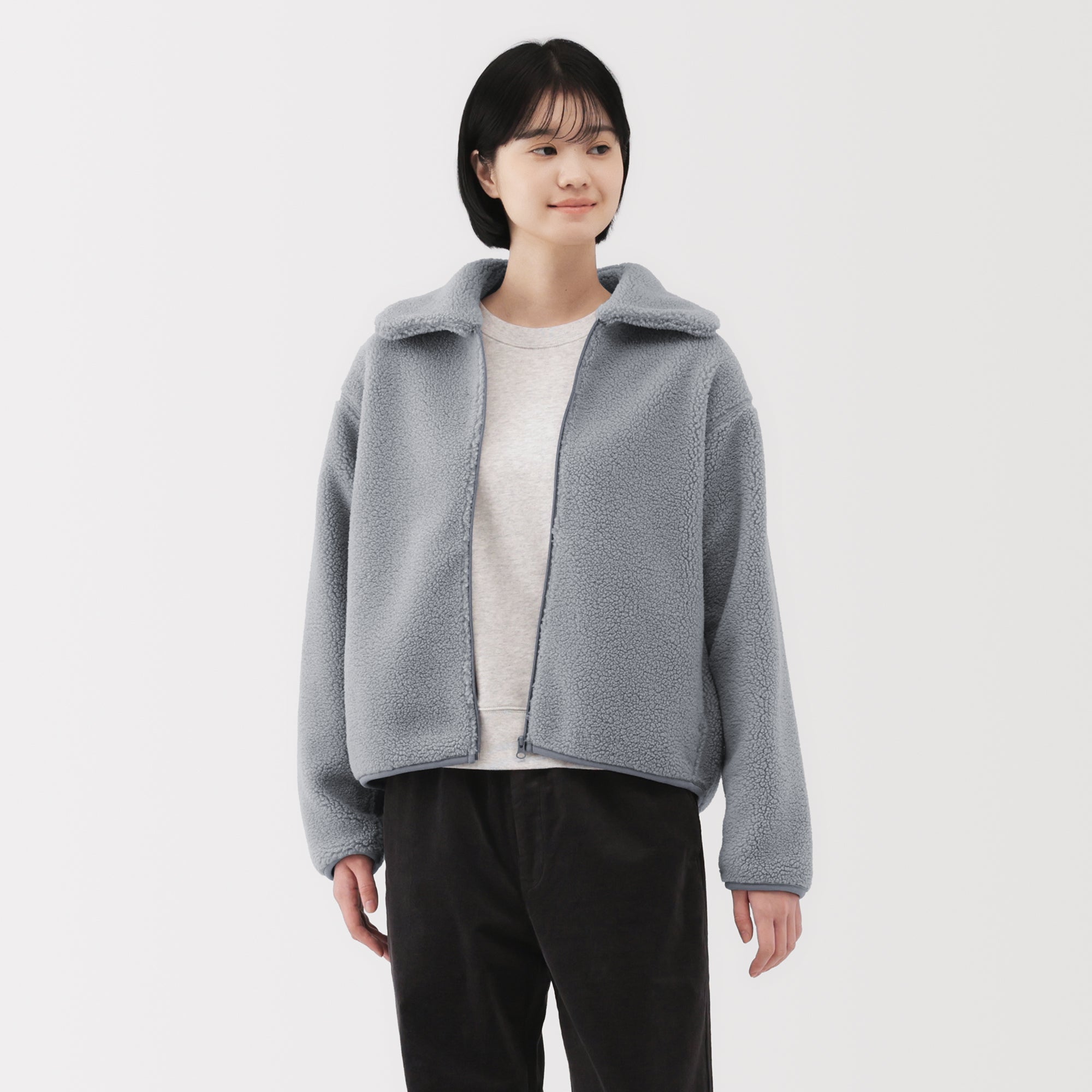 Boa Fleece Collar Jacket