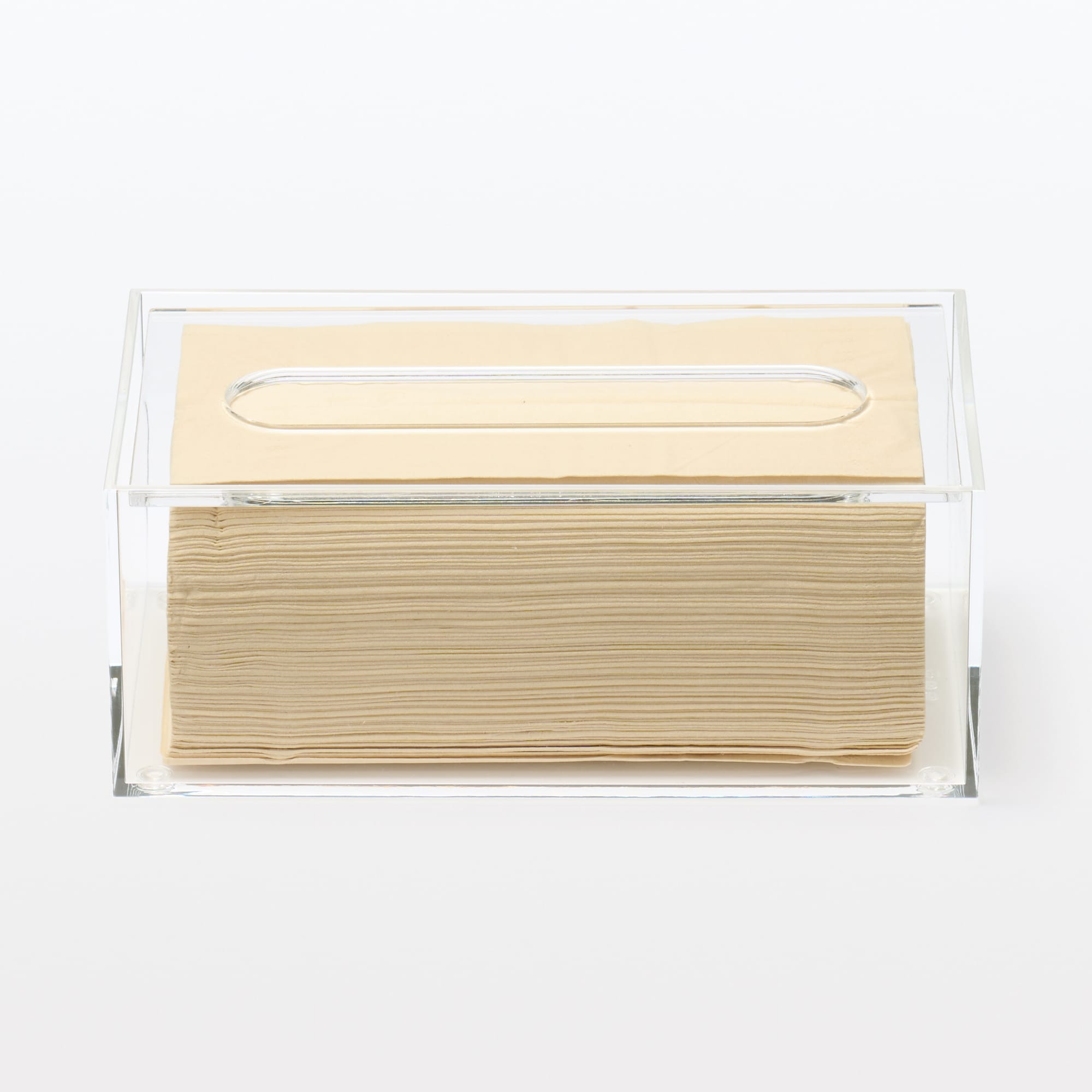 Acrylic Tissue Holder for Soft Pack Tissues Secondary image
