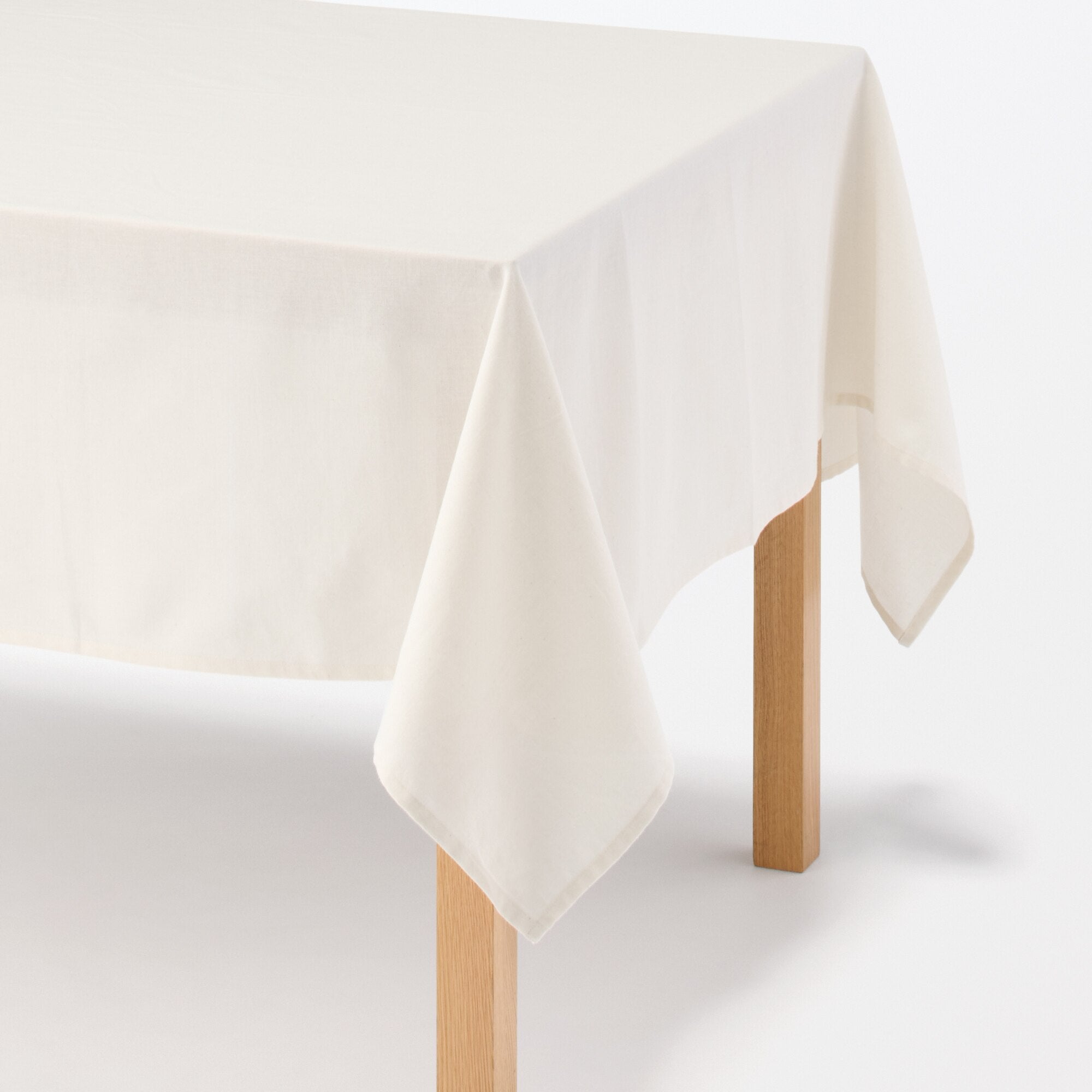 Indian Cotton Tablecloth - Natural