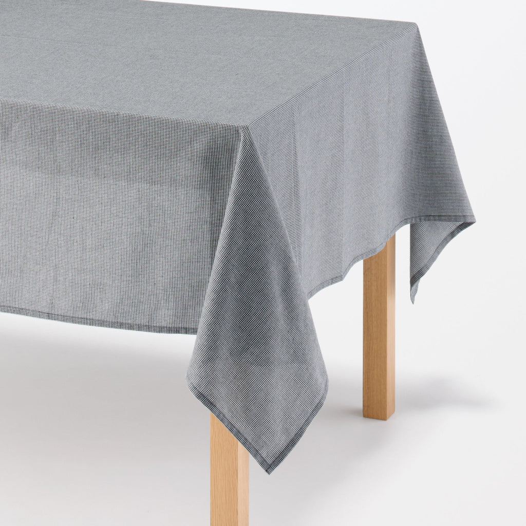 Indian Cotton Tablecloth - Houndstooth