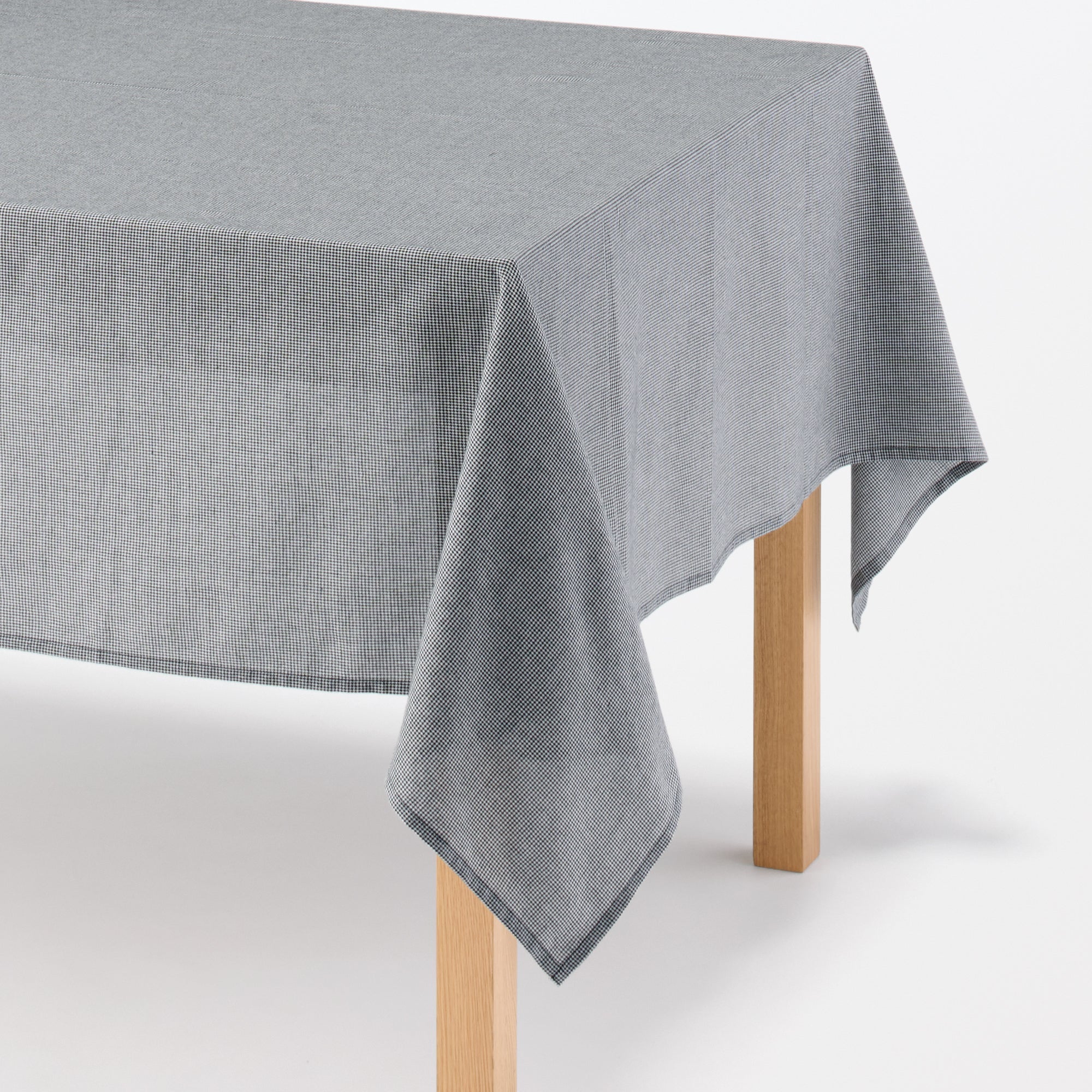 Indian Cotton Tablecloth - Houndstooth